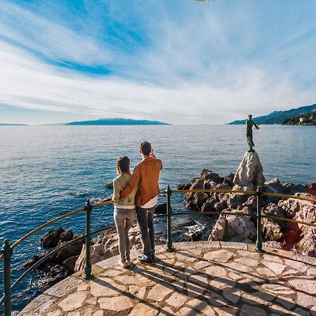 Apartment Maja Opatija With Free Private Parking And Lovely Sea View Terrace Kültér fotó