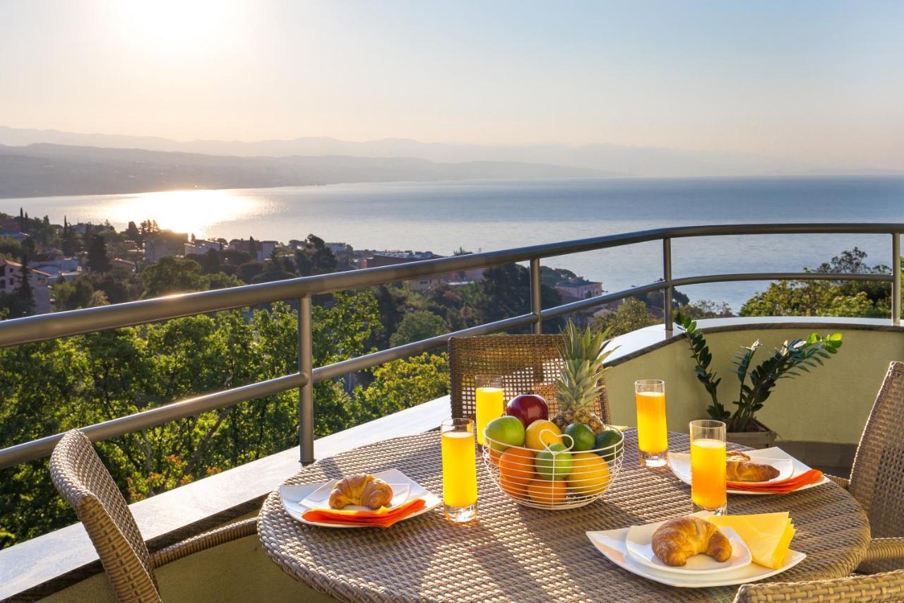 Apartment Maja Opatija With Free Private Parking And Lovely Sea View Terrace Kültér fotó